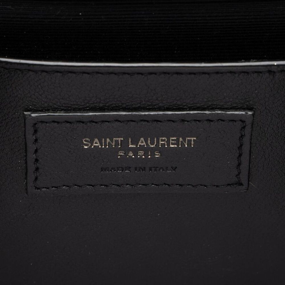 Saint Laurent Mixed Matelasse Grain de Poudre Monogram Medium Shoulder Bag - Picture 8 of 14